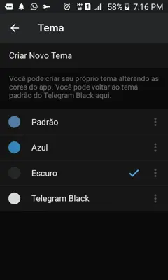 Telegram Black android App screenshot 3