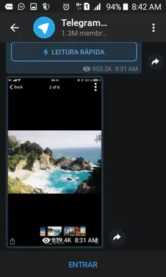 Telegram Black android App screenshot 4